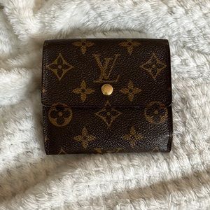 AUTHENTIC LOUIS VUITTON BROWN MONOGRAM WALLET 🤎